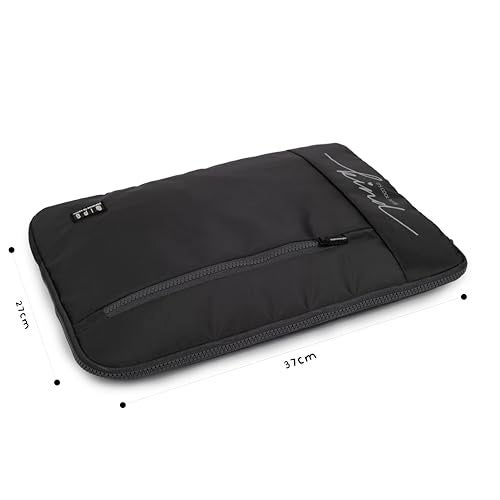QIPS 14.5" inch Laptop Sleeve Cover Slim and Water Resistant for MAC/Dell/HP/Asus/Lenovo/Acer (Black). - Image 5