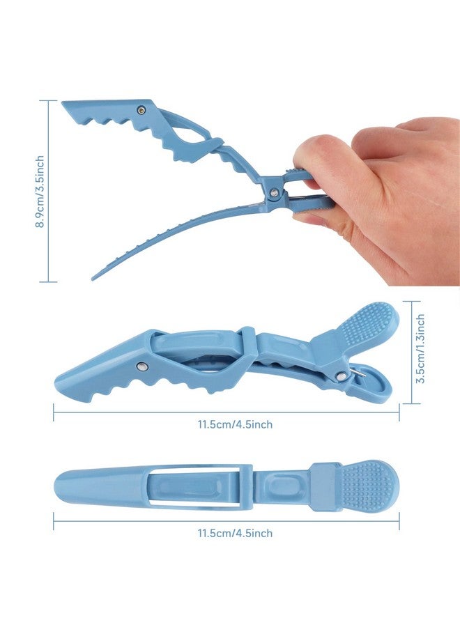 OBSCYON Bscyon Plastic Non Slip Hair Clips For Women Professional Alligator Hair Clips Hair Styling Clips Sectioning Clips Of Hair Salon (10Pcs Macaroon) - Image 3