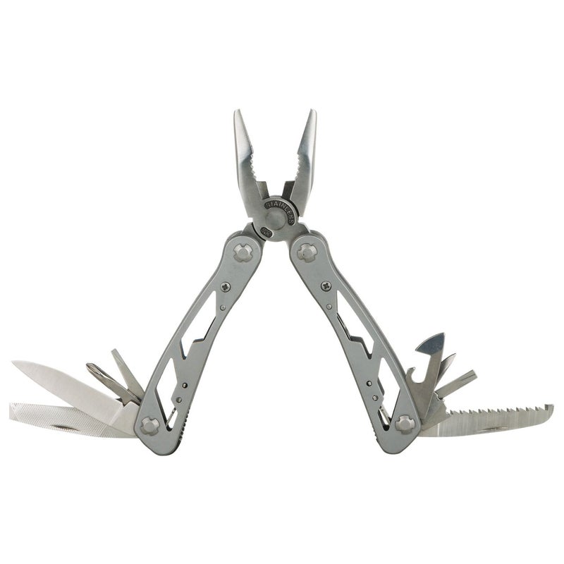 Multi-Function Stainless Steel Pliers with Knife, Saw, and Screwdriver Tools - Image 2