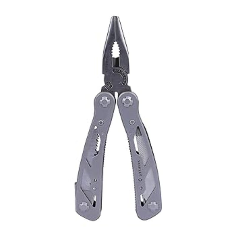 Multi-Function Stainless Steel Pliers with Knife, Saw, and Screwdriver Tools - Image 1