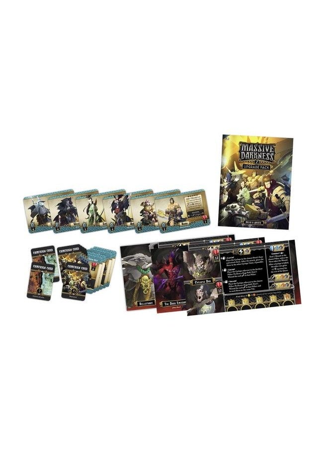 CMON - Massive Darkness 2 Upgrade Pack ; Tabletop Miniatures Game ; Cooperative Strategy Board Game For Adults And Teens ; Ages 14+ ; 16 Players ; Average Playtime 60 Minutes ; Made By Cmon - Image 1
