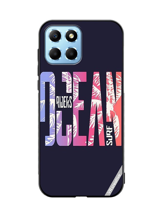 VR CREATIVE Protective Case Cover For Honor X8 5G Ocean Design Multicolour - Image 1