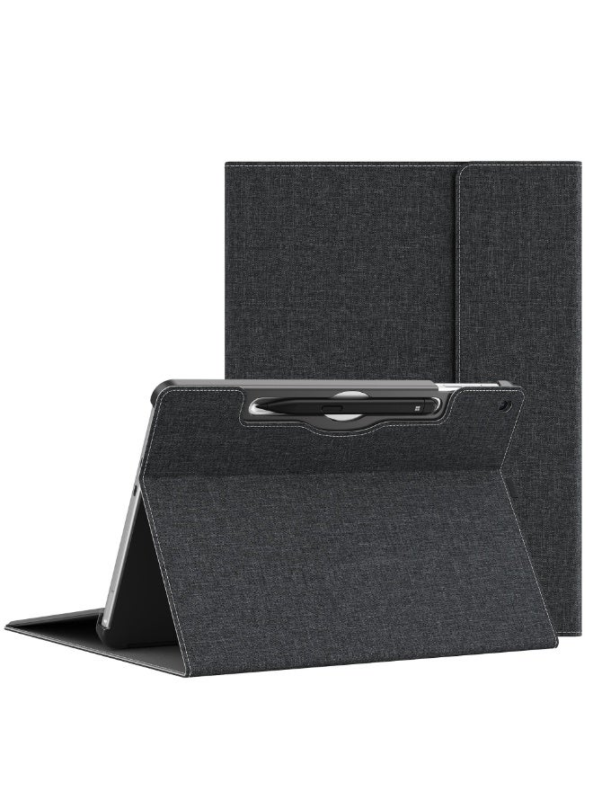 Tablet Case for Microsoft Surface Pro 12 12 Inch (2025),PU Leather  Hard Shell Laptop Protective Cover with Multi-Angle Built-in Kickstand  Pen Holder - Image 1