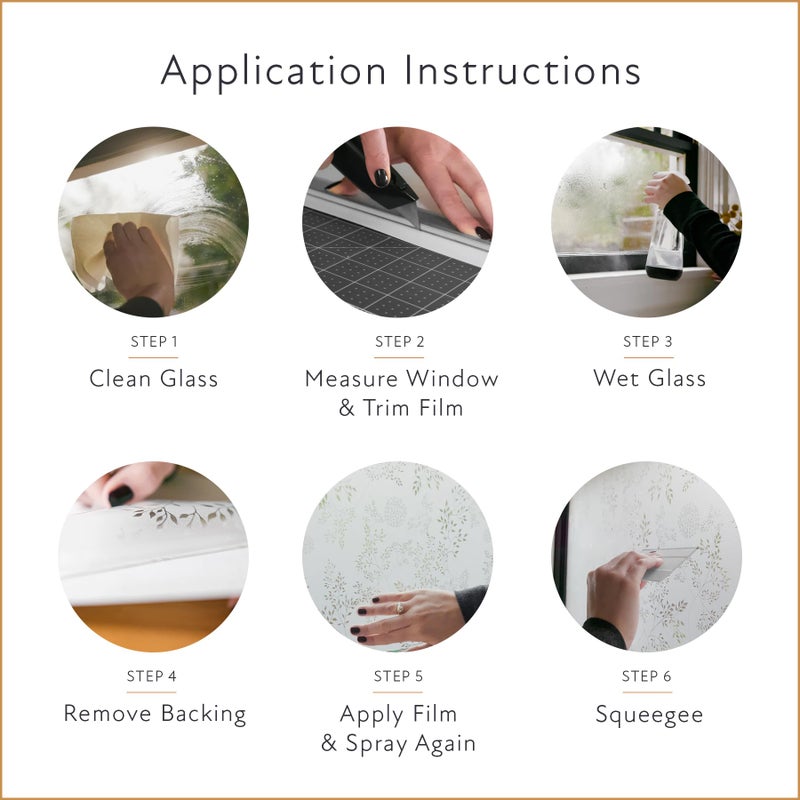 Artscape Etched Lace | Decorative Privacy Window Film with Textured Glass Pattern | Non-Adhesive & UV Protection | Easy to Apply & Removable | 24 x 36 Inches | Made in USA - Image 5