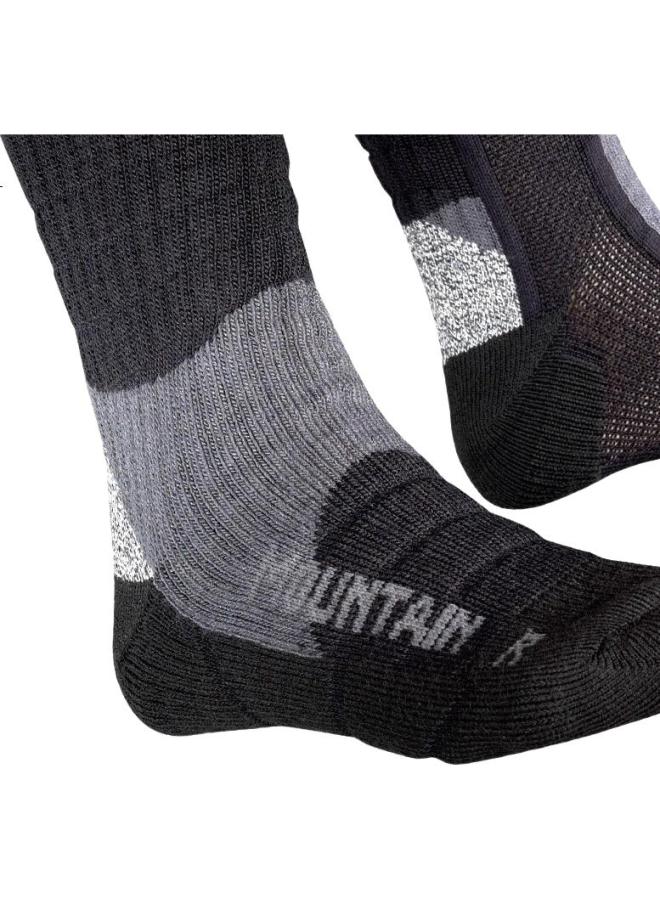 Xbionic Moisture-Wicking Sports Hiking Mid-Calf Socks, B000 Black, 22.5Cm-24(35-38) - Image 2