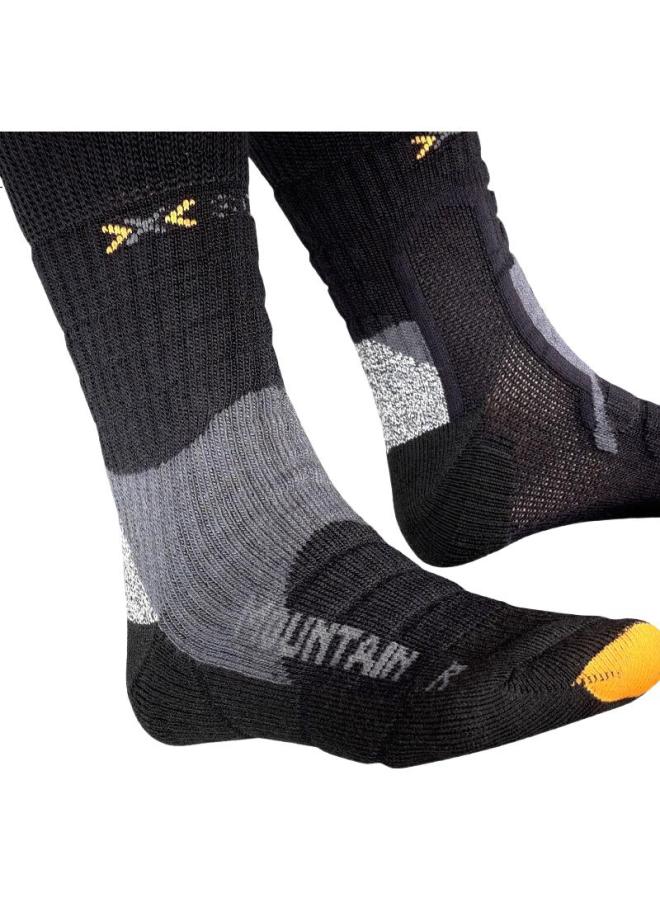 Xbionic Moisture-Wicking Sports Hiking Mid-Calf Socks, B000 Black, 22.5Cm-24(35-38) - Image 3