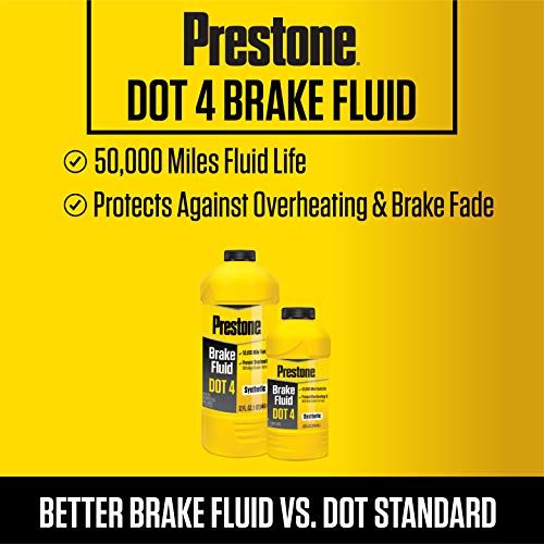 Prestone سائل الفرامل الاصطناعي بريستون AS800-6PK DOT 4 - 12 أونصة سائلة، (عبوة من 6) - Image 4