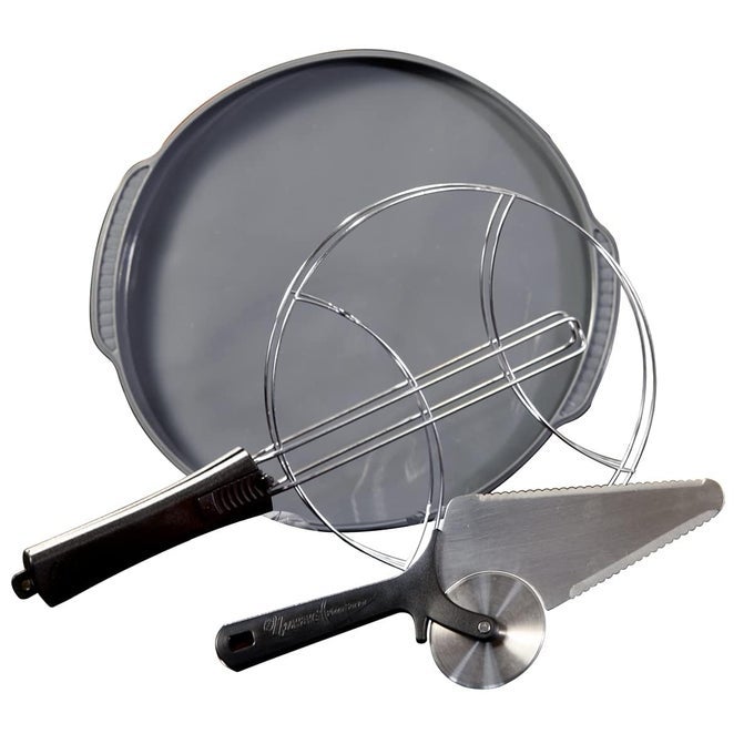 OVEN PIZZA KIT WITH PIZZA LINER PIZZA FLIPPER DUAL PIZZA CUTTERSERVER