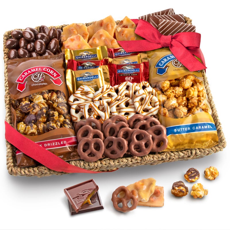 A Gift Inside Chocolate Caramel and Crunch Grand Gift Basket - Image 3
