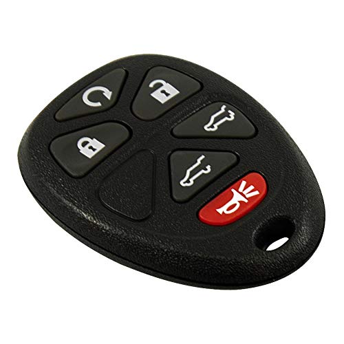 Keyless2Go Replacement for Keyless Entry Car Key Vehicles That Use 6 Button 15913427 OUC60270 Remote, Self-Programming - 2 Pack - Image 2