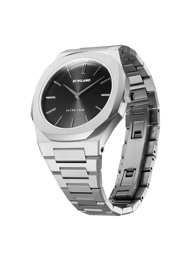 D1 MILANO Women's Silver Watch, Black Dial | D1-UTBL05 34 mm - Image 2