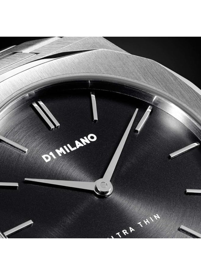 D1 MILANO Women's Silver Watch, Black Dial | D1-UTBL05 34 mm - Image 5