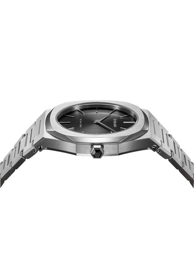 D1 MILANO Women's Silver Watch, Black Dial | D1-UTBL05 34 mm - Image 4