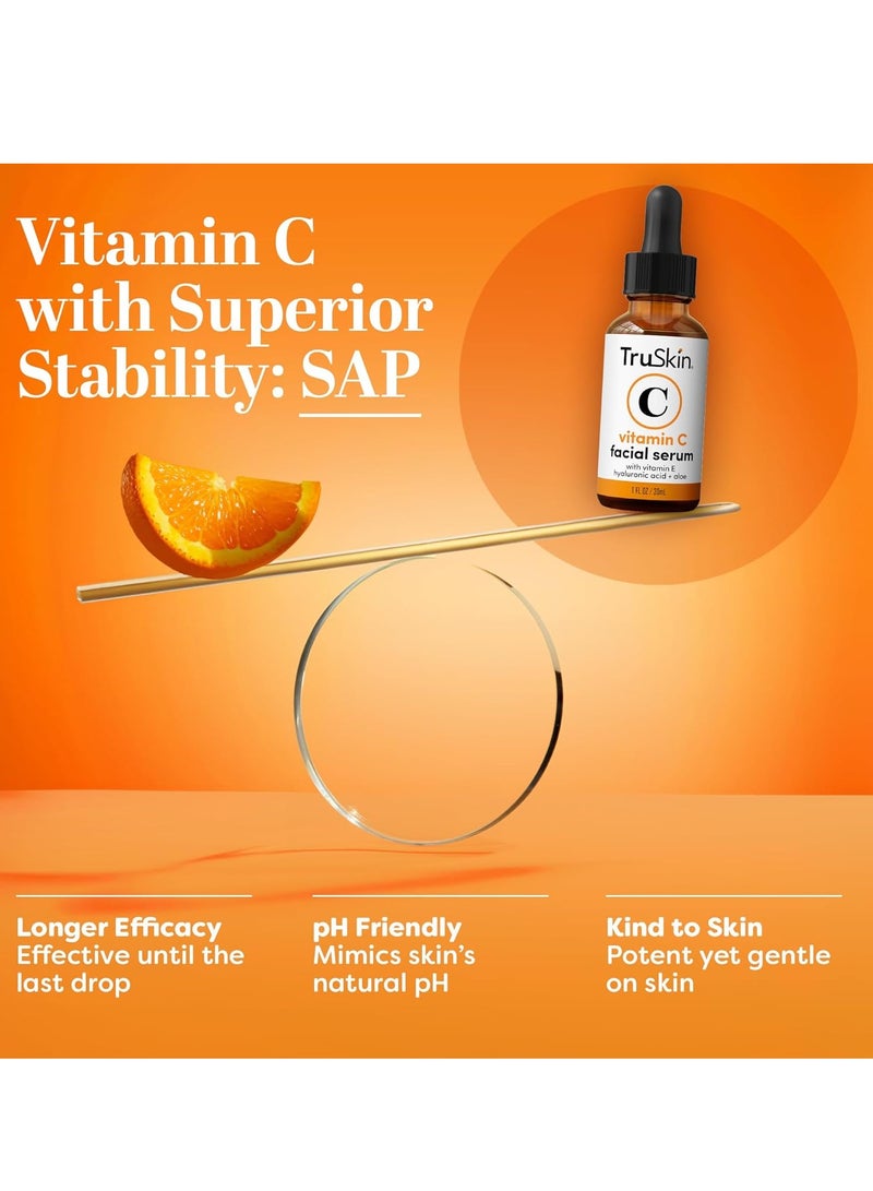 TruSkin TruSkin Vitamin C Serum For Face, Anti Aging Serum With Hyaluronic Acid, Vitamin E  - Image 5