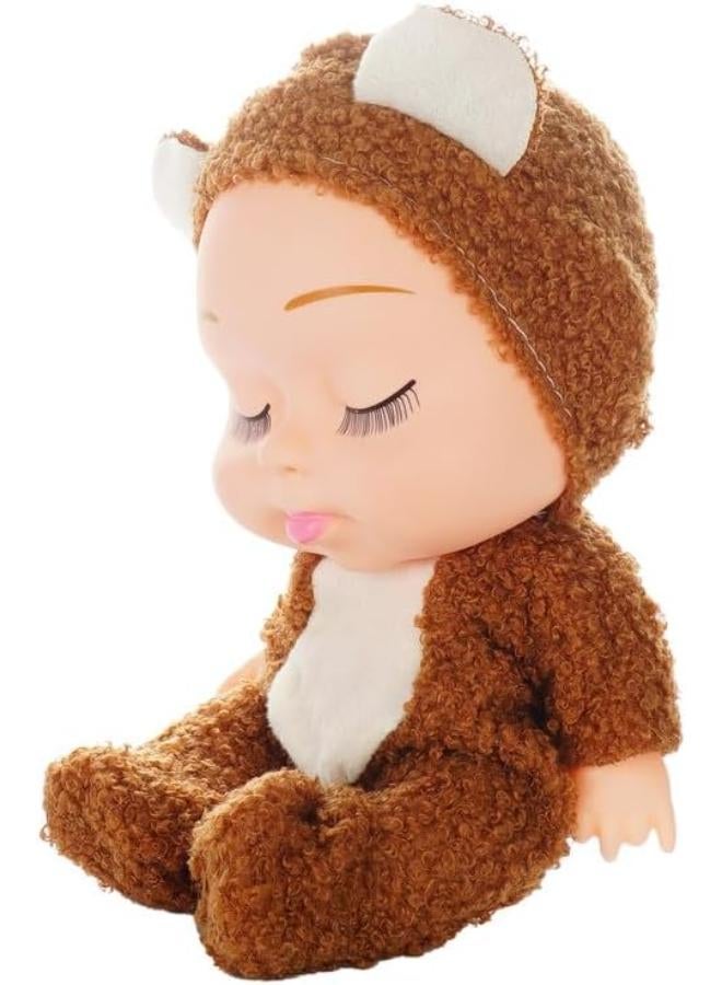 Plastic Candy Lollipop Doll For Girls - Brown and Purple - Image 3