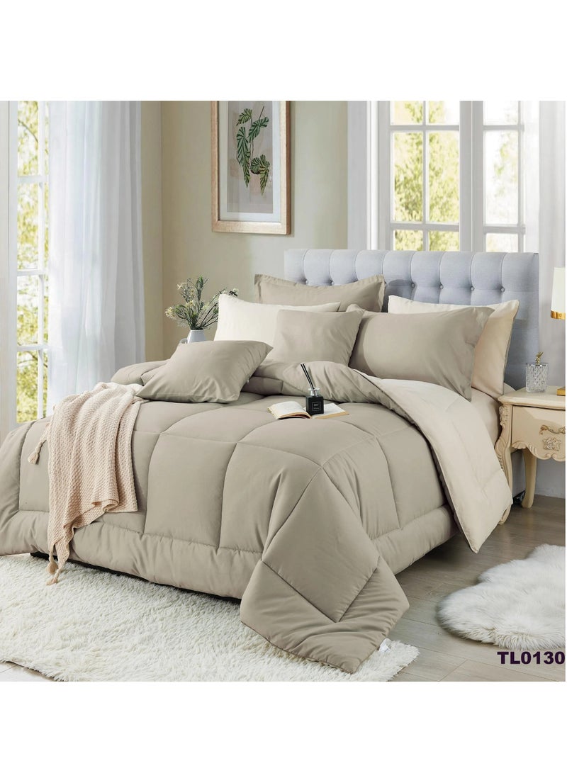 Comforter Set with Sheets for All Season, Ultra Soft Bedding Sets with Comforter, Sheets, Pillowcase & Sham - Image 2