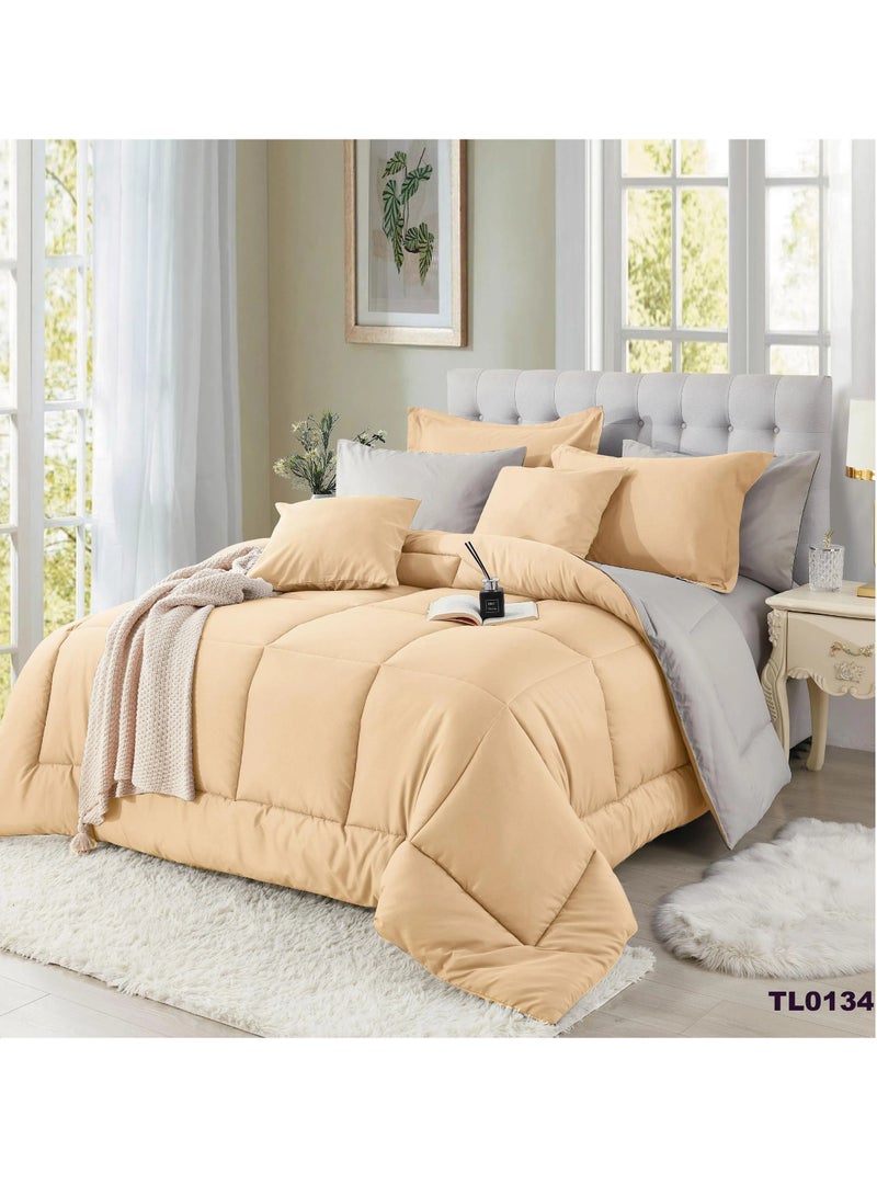 Comforter Set with Sheets for All Season, Ultra Soft Bedding Sets with Comforter, Sheets, Pillowcase & Sham - Image 4
