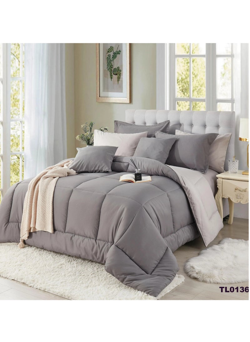 Comforter Set with Sheets for All Season, Ultra Soft Bedding Sets with Comforter, Sheets, Pillowcase & Sham - Image 5