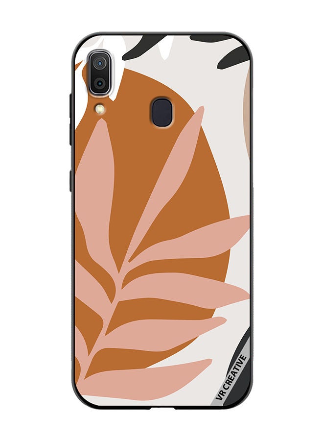 VR CREATIVE Protective Case Cover For Samsung Galaxy A30 Leaf Tropical Design Multicolour - Image 1