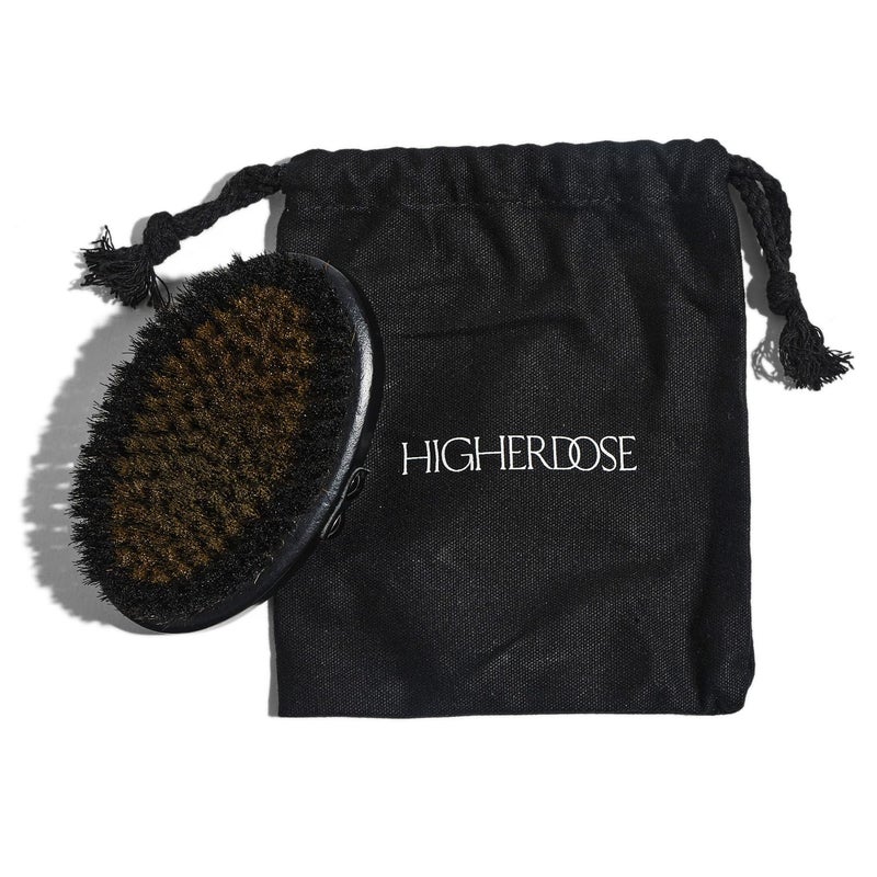 HigherDOSE Supercharge Body Brush Exfoliator - Lymphatic Drainage Dry Brush to Accelerate Drainage of Toxins & Fat with Ion-Charged Copper Bristles - Helps to Reduce Cellulite & Soften Skin - Image 2