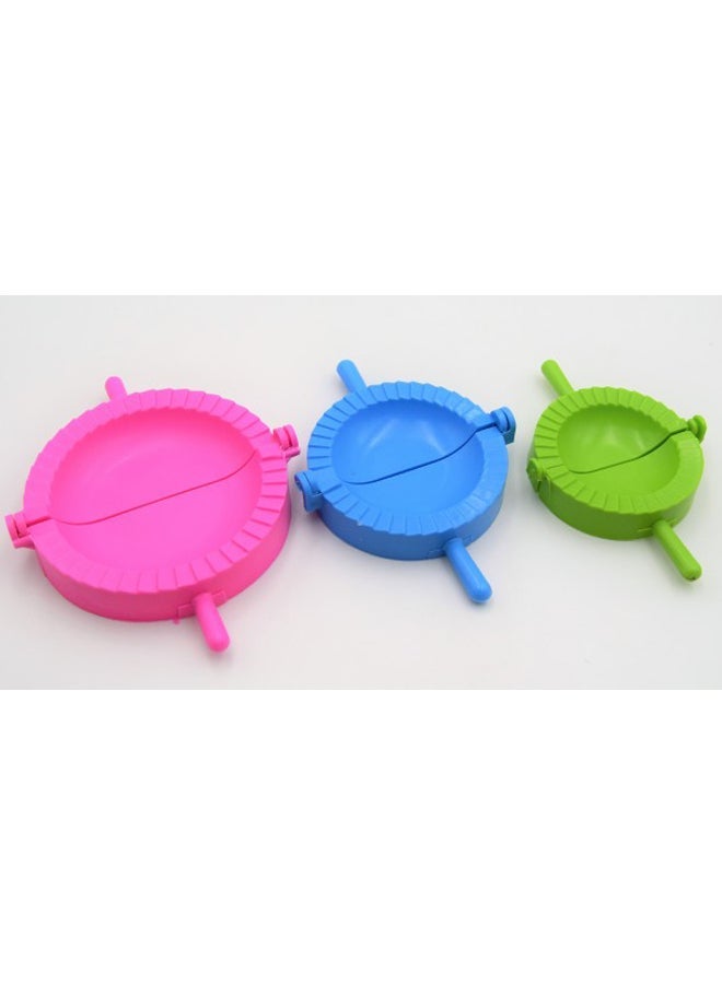 3-Piece Dumpling Maker Set, Plastic Dumpling Moulds with Different Sizes for Empanadas & Pierogi - Image 3
