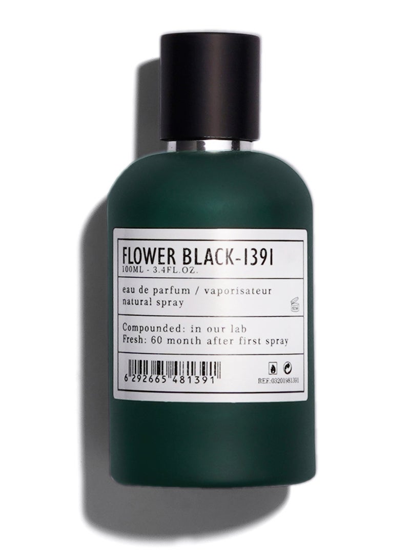 Aroma-Factory Flower Black 1391 By AMD Perfumes Men and Women Fragrance EDP 100ml  - Image 1