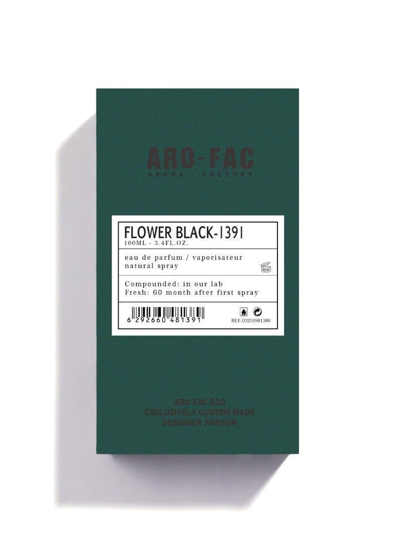 Aroma-Factory Flower Black 1391 By AMD Perfumes Men and Women Fragrance EDP 100ml  - Image 5