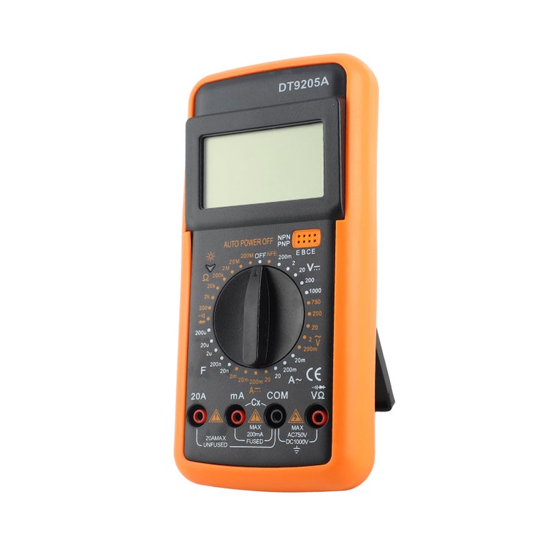 DT9205A Multimeter Digital Universal Meter with Overload Guard High Accuracy for Electricity Testing - Image 5