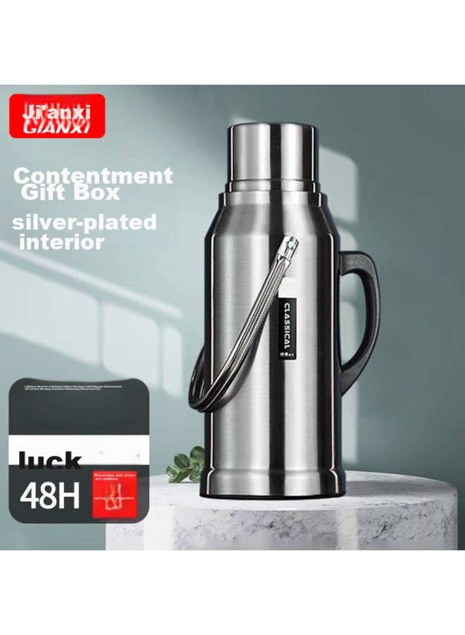 Gianxi Insulated Bottle, Household Hot Water Thermos, Large Capacity Warm Pot, Stainless Steel Thermos, Hot Water Bottle, Home Use, 3.2l - Image 5