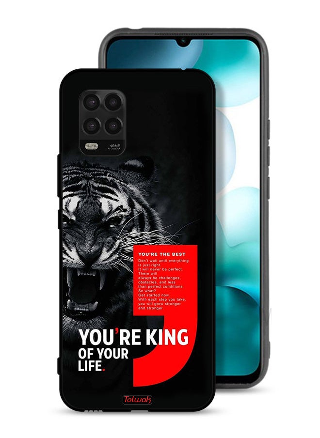 Tolwak Xiaomi Mi 10 Lite 5G Protective Case Cover You Are King Of Your Life  - Image 1