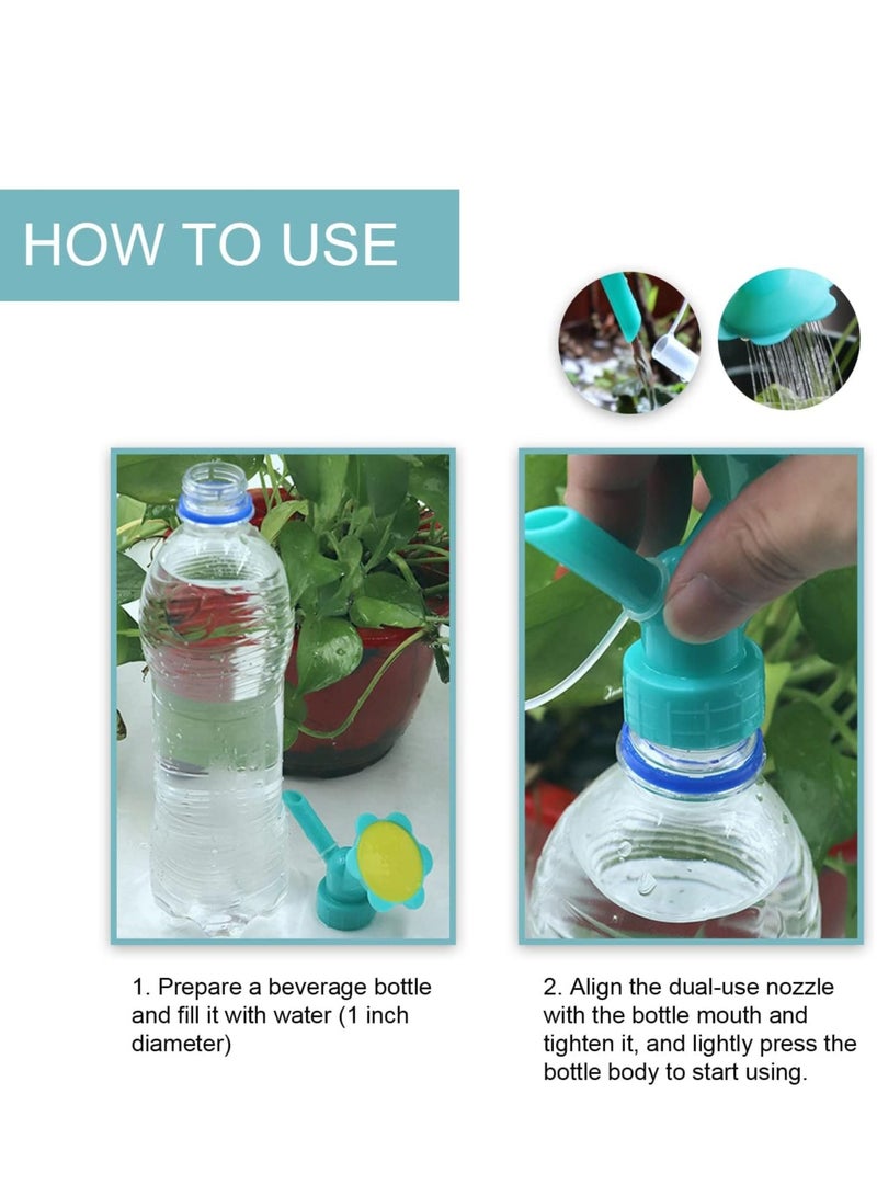 KASTWAVE Plant Pot Watering Device Set, Plant Pot Irrigation Watering Drip Devices - Pots Watering Planter Insert for Indoor Plants,House Plant - Plant Watering Spikes Funnel (18 Pcs) - Image 2