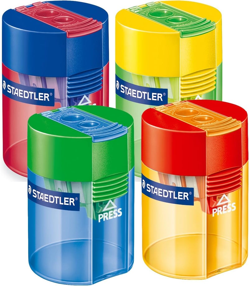 STAEDTLER Single Hole Tubular Pencil Sharpener Pack of 10 - Image 2