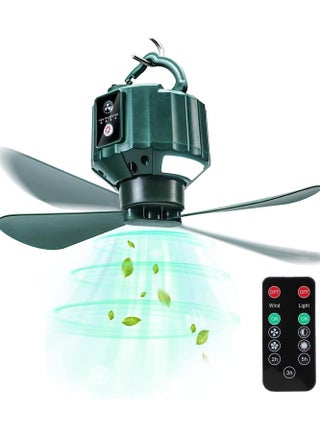 Portable Tent Fans with Light