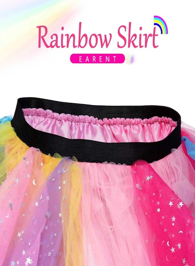 EARENT Light Up Rainbow Tutu Skirt Led Dance Costume Skirts - Image 4