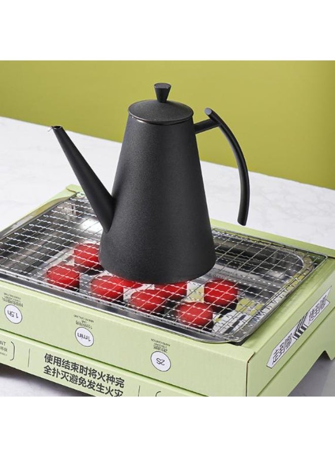 HOMESTAR Barbeque Grill Outdoor, Portable Charcoal Barbecue Desk, for Picnic, Garden, Terrace, Camping, Travel - Image 3