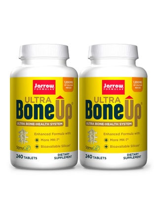 Jarrow Formulas Ultra BoneUp - 240 Tablets, Pack of 2 - Powerful, Multinutrient Bone Health Formula - Includes More MK-7 & JarroSil Activated Silicon for Added Bone Support - 240 Total Servings - pzsku/ZF6B41F4C2FE0ACE05446Z/45/_/1735907951/37270fb9-188b-406a-afae-ae8958da5ed3
