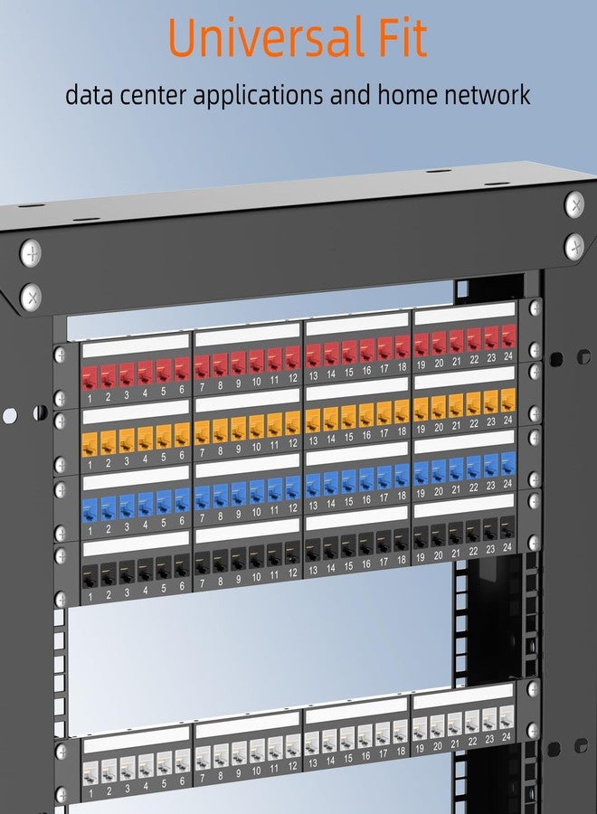 Rapink RJ45 Keystone Jack Cat6 10G Support, Cat6 Keystone UTP 25 PCS for Wall Plate and Patch Panel, Rj45 Jack White Color for Cat6, Cat5e, Cat5 Cabling - Image 5