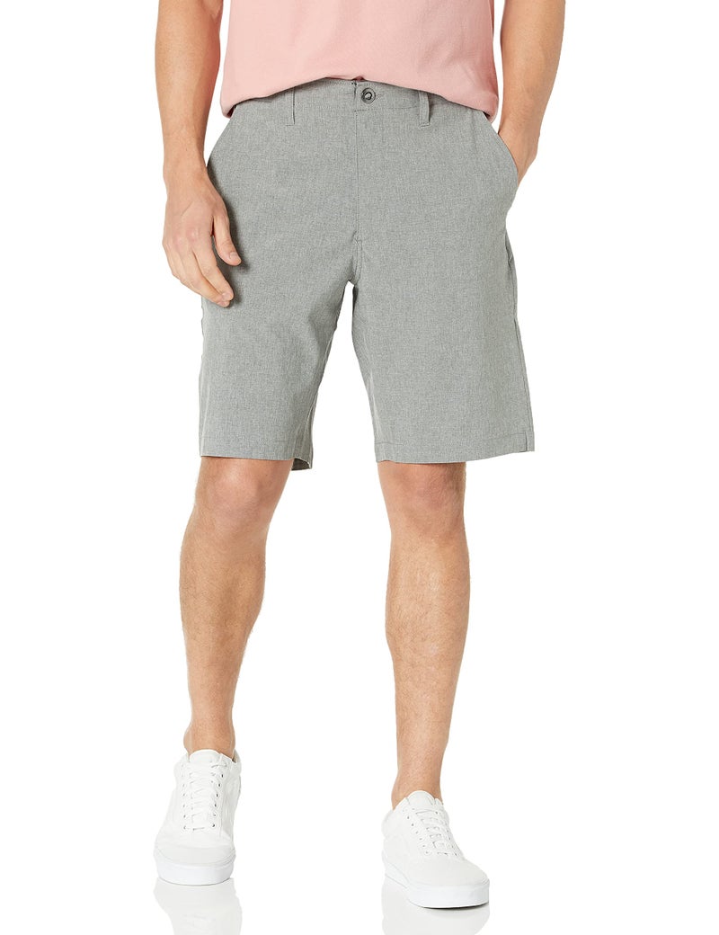 Volcom Men's Kerosene 21" Hybrid Chino Shorts, Heather Grey, 36 - Image 1