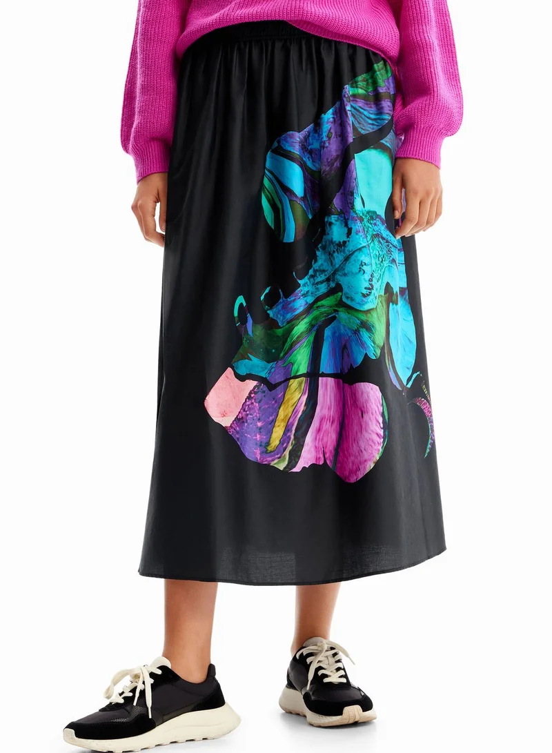DESIGUAL High Waist Skirt
