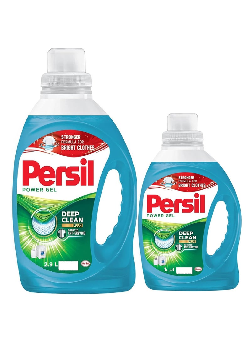 Persil Power Gel Liquid Laundry Detergent, With Deep Clean, 2.9L +1L - Image 2