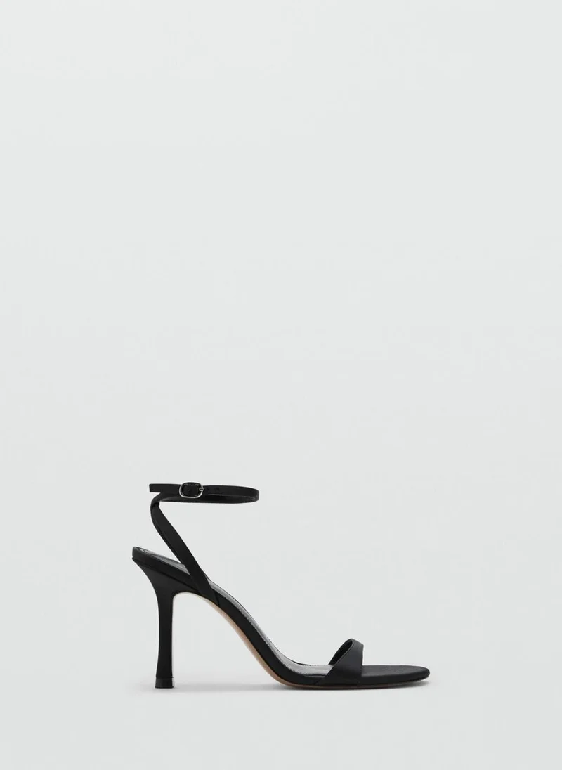 Strappy heeled sandals