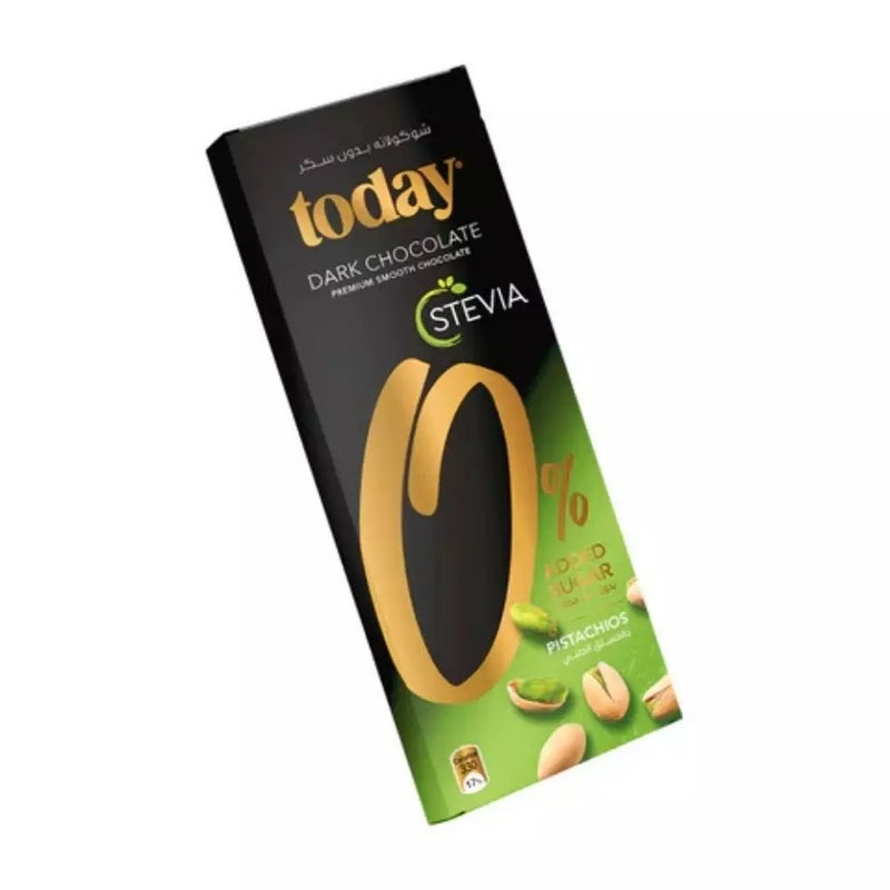 Today Stevia Dark Chocolate with Pistachio- 65gms