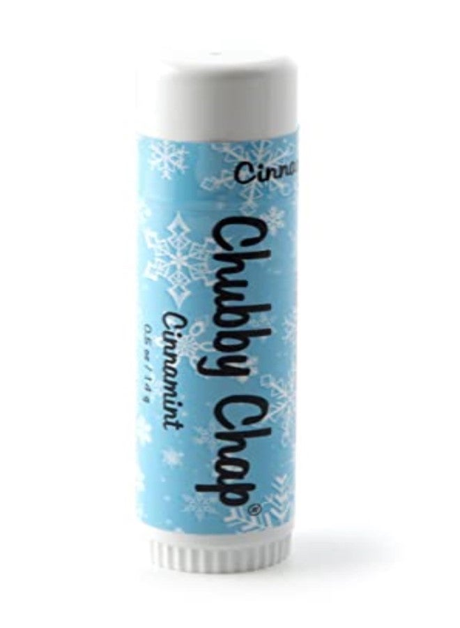 Chubby Chap - Three (3x) Large Jumbo Chapstick Natural Chapstick - 1/2 Ounce Lip Balm (Cinnamint) - Image 1
