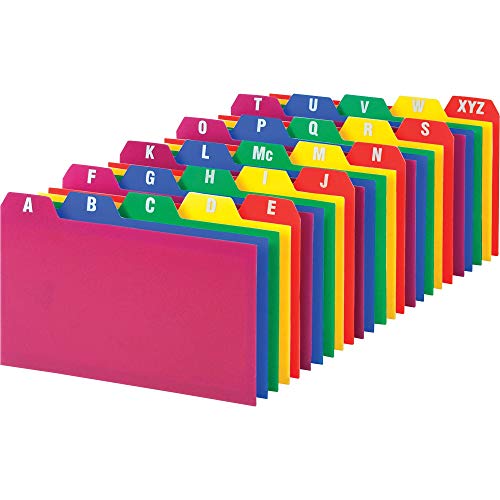 Manaloom Index Card Holder, Index Cards Storage Box Holds Up to 300 3x5” Cards, with Poly Card Guides A-Z, 3x5 Inch - Value Pack - Image 3