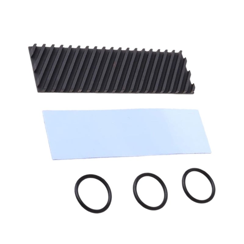 مشتت حرارة ثنائي الجوانب من النحاس والجرافين M.2 2280 لـ SSD لأجهزة الكمبيوتر المحمولة للألعاب ومحطات العمل، لون عشوائي - Image 1