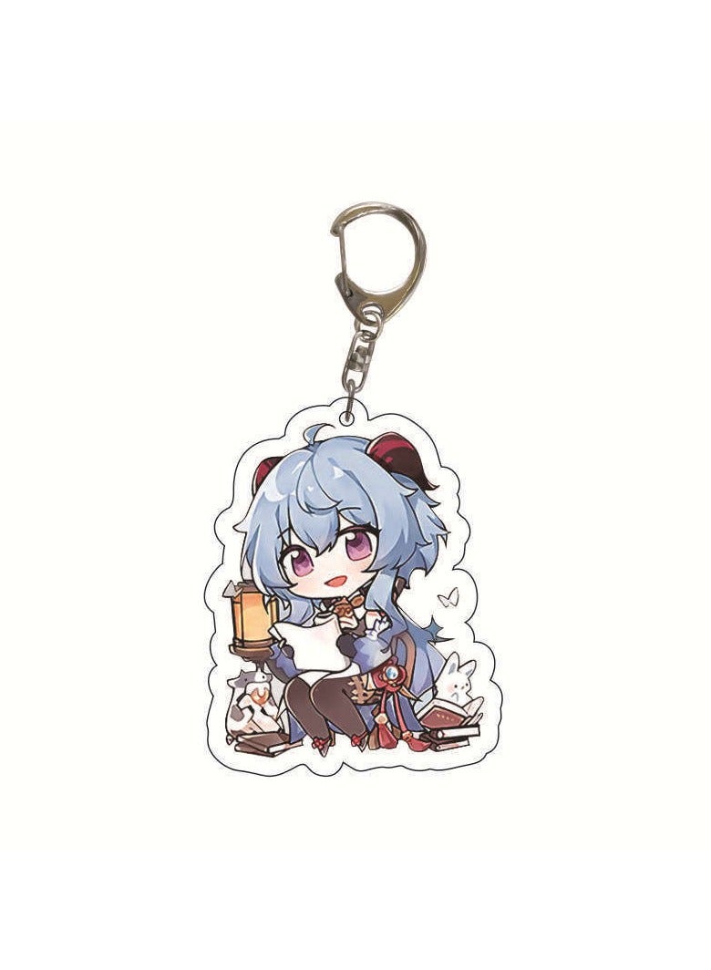 1-Piece Genshin Impact Ganyu Keychain