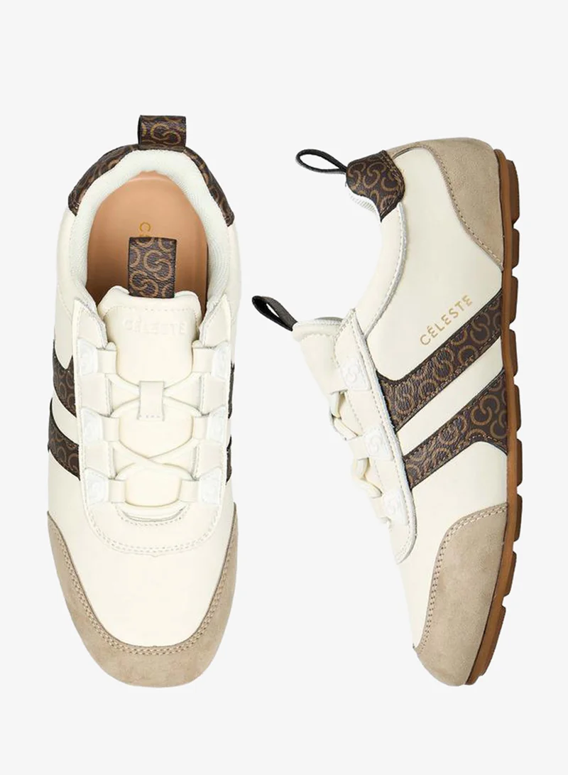 سيليست Women Panelled Lace-Up Ankle Sneakers