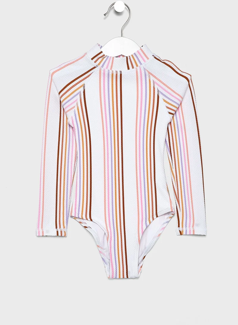 Cotton On Infant Rainbow Striped Bodysuit