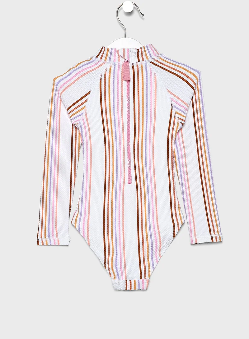 Cotton On Infant Rainbow Striped Bodysuit