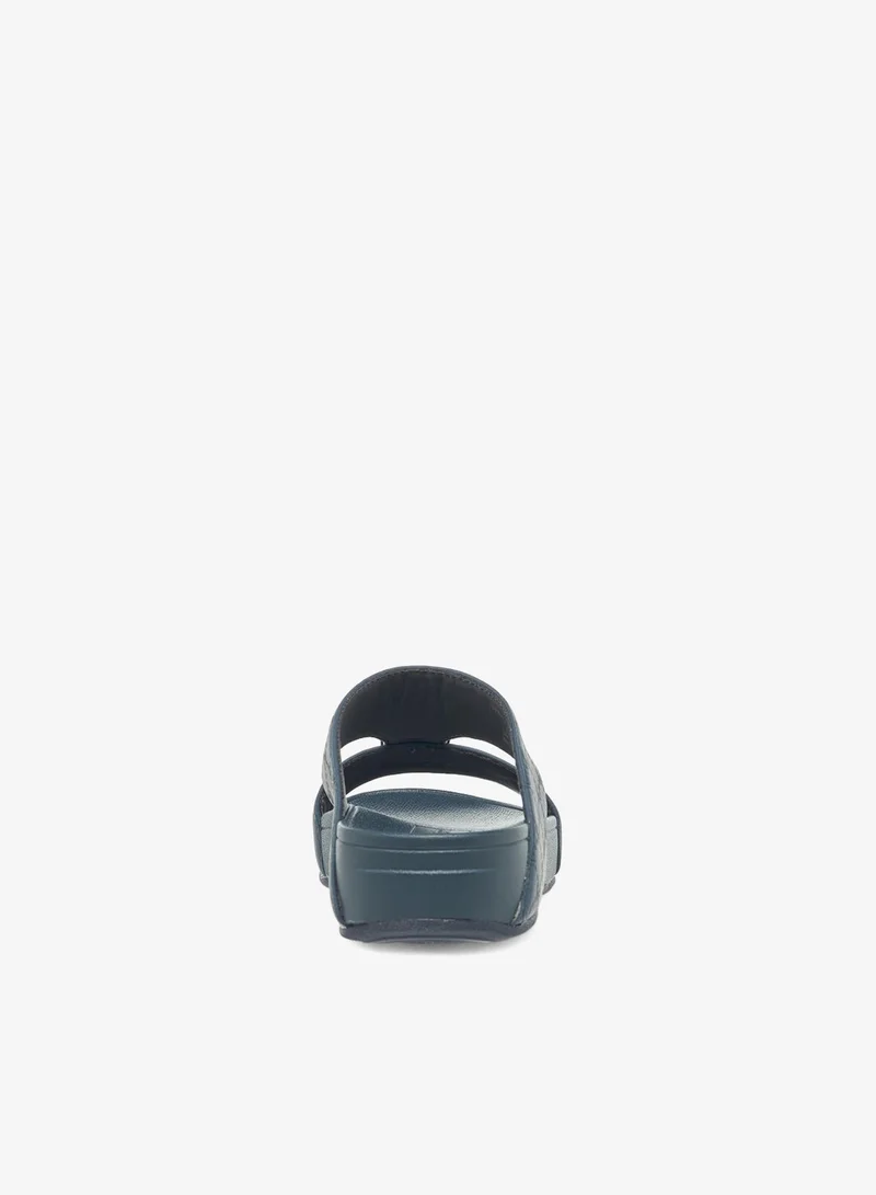 Le Confort Blue Boys Monogram Embossed Arabic Sandals Ramadan Collection for Men | Best Price UAE